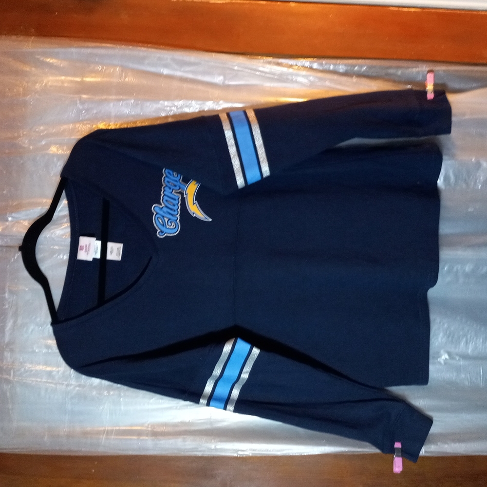 San Diego chargers long sleeve very thick t shirt.